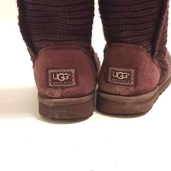 UGG Classic Cardi Boots Size 8 SN 5819 - Picture 4 of 11